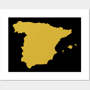 Map of spain Posters and Art